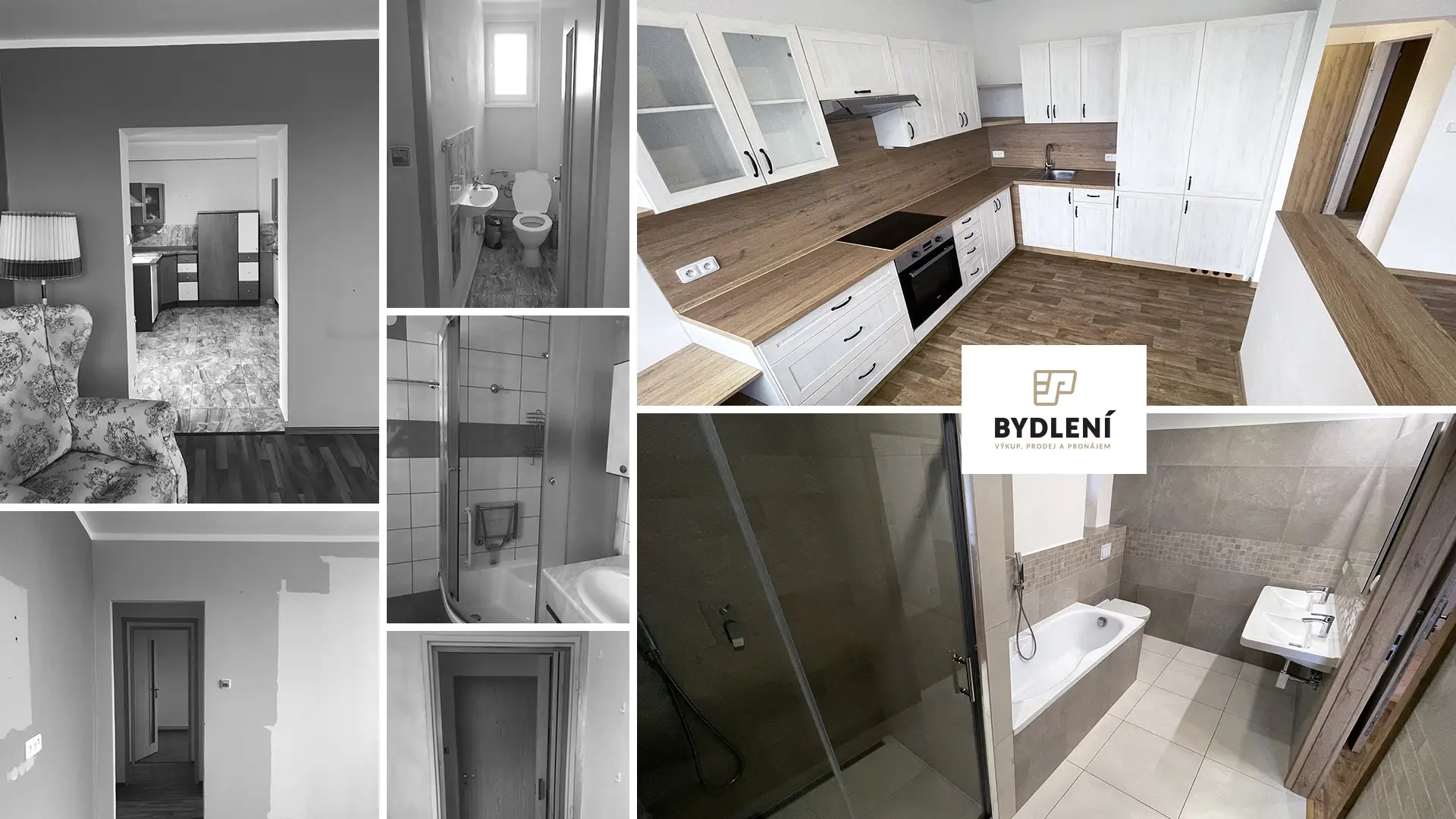 Rekonstrukce cihlového bytu v Teplicích