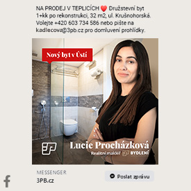Propagace na Facebooku - Lucie Procházková, 3P Bydlení