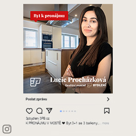 Propagace na Instagramu - Lucie Procházková, 3P Bydlení