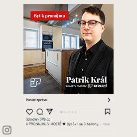 Propagace na Instagramu - Patrik Král, 3P Bydlení