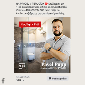 Propagace na Facebooku - Pavel Popp, 3P Bydlení