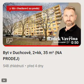 Propagace na Youtube - Radek Vavřina, 3P Bydlení