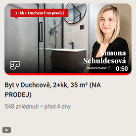 Propagace na Youtube - Simona Schuldesová, 3P Bydlení