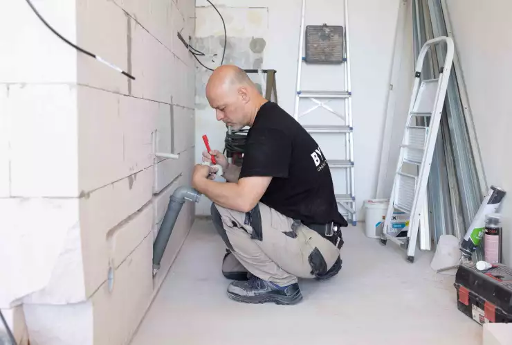 Příprava rozvodů vody a odpadů