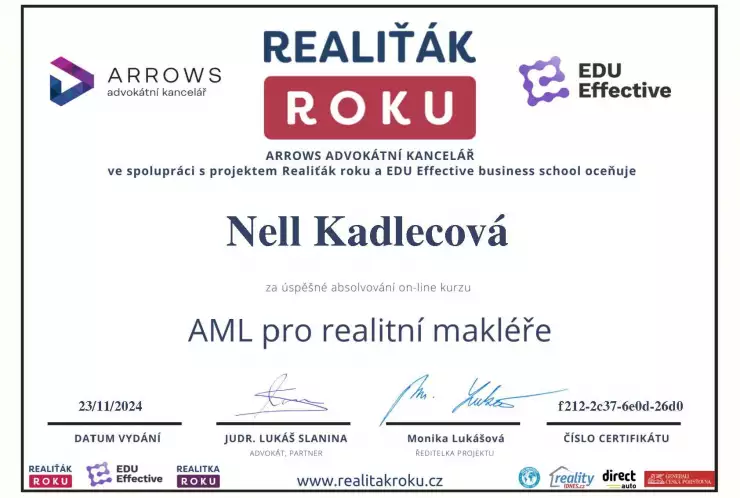 AML pro realitní makléře