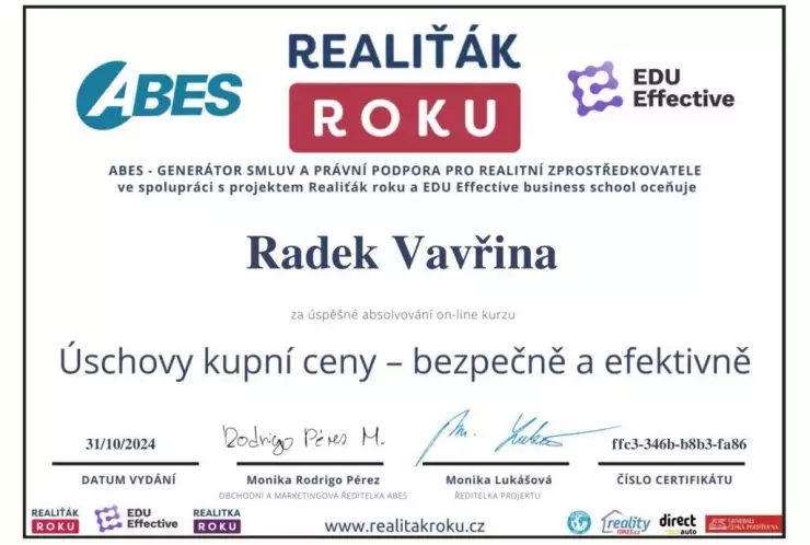 Úschovy kupní ceny - bezpečně a efektivně