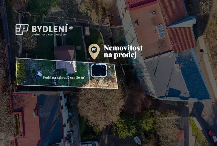 vyznačení podílu na zahradě