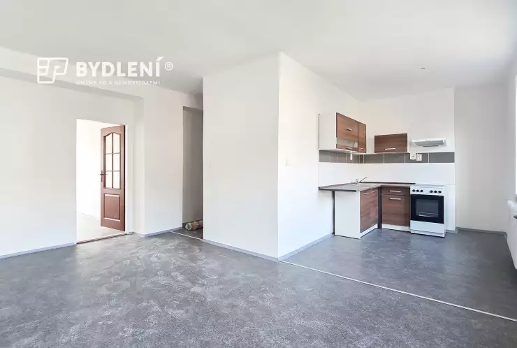 obývací pokoj a kuchyň