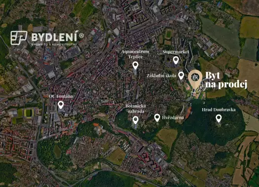 Byt 3+kk+L, Trnovanská, Teplice