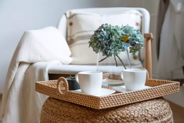 Home staging obývacího pokoje