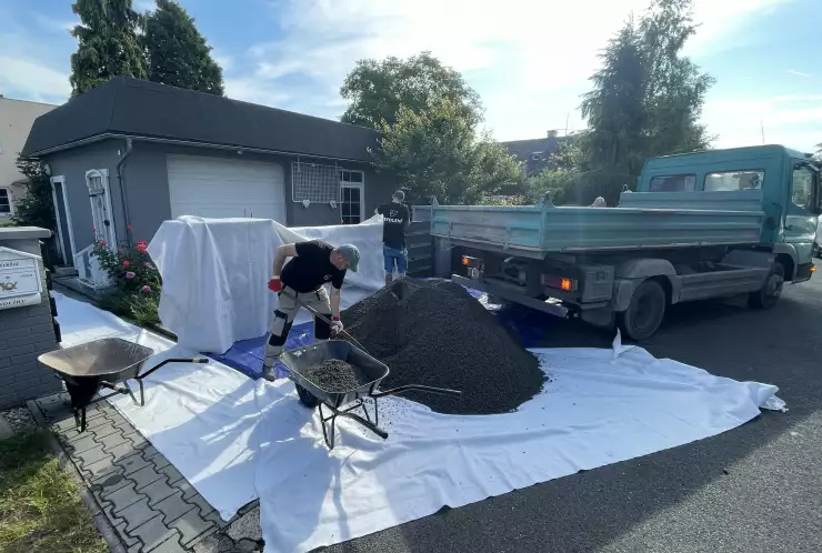 Příprava betonové mazaniny