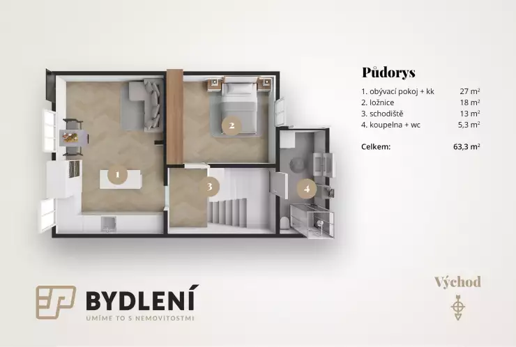 Půdorys nemovitosti