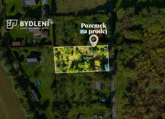 Stavební pozemek 858m², Střemy