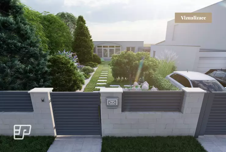 Vizualizace - pohled z ulice