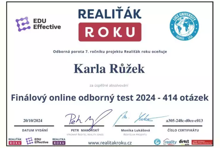 Finálnový online odborný test 2024 - 414 otázek