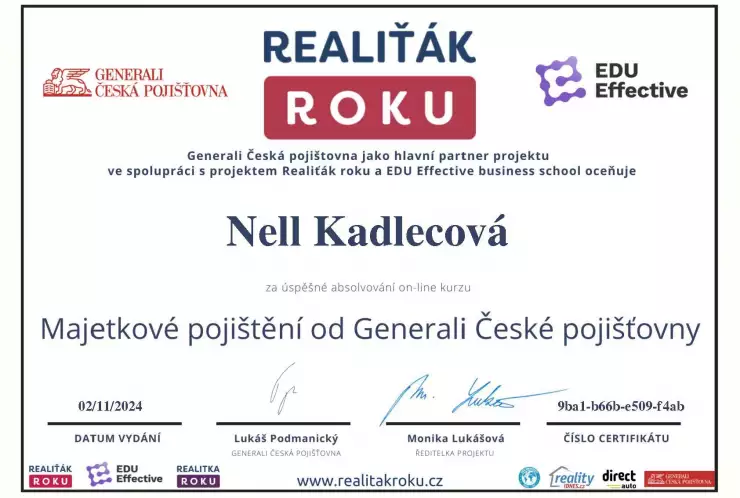 Majetkové pojištění od Generali České pojišťovny