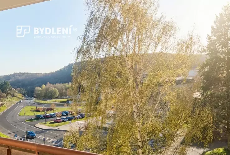 Výhled z balkonu