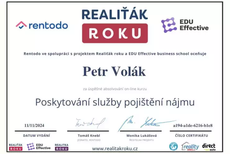 Poskytování služby pojištění nájmu