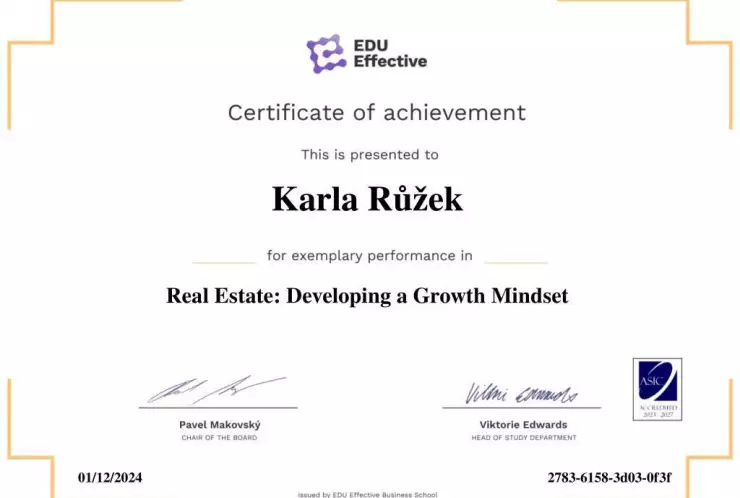 Real Estate: Developing a Growth Mindset