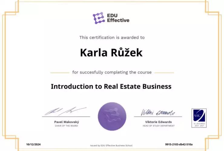 Introduction to Real Estate Business