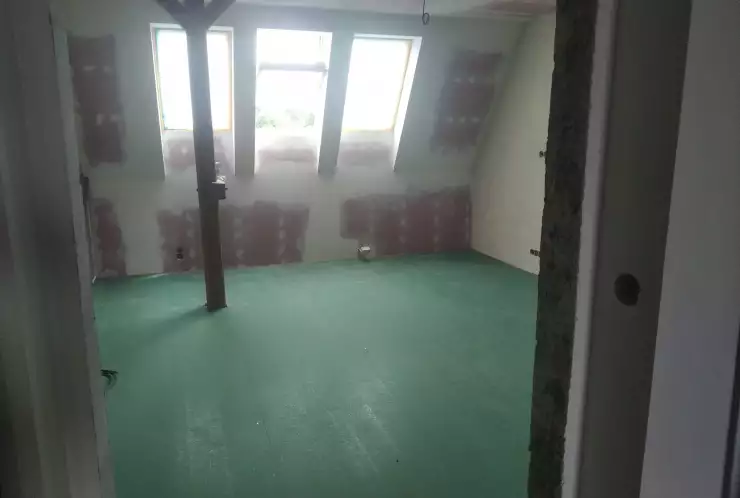 hotovo - místnost připravená pro pokládku podlahové krytiny