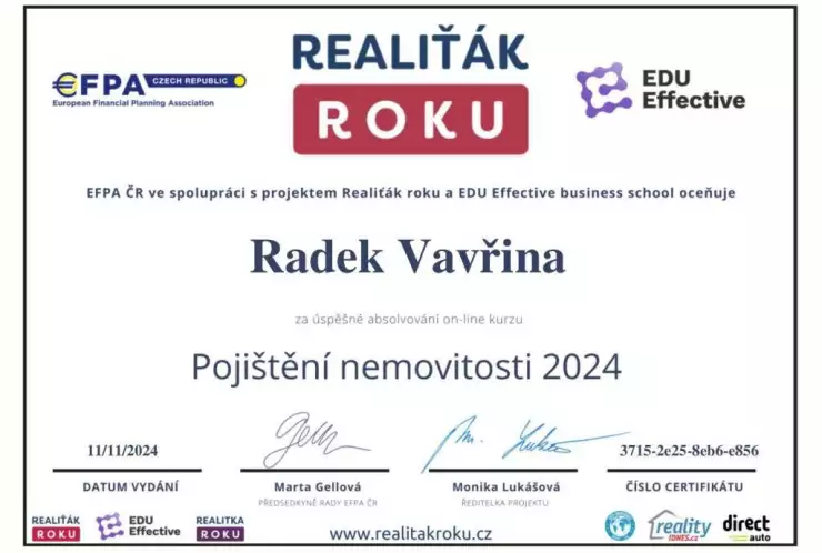 Pojištění nemovitosti 2024