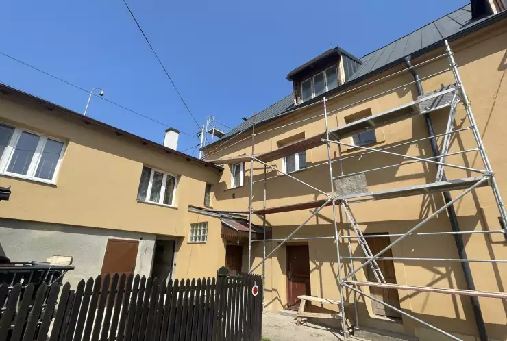 Fasáda a zateplení cihlového domu