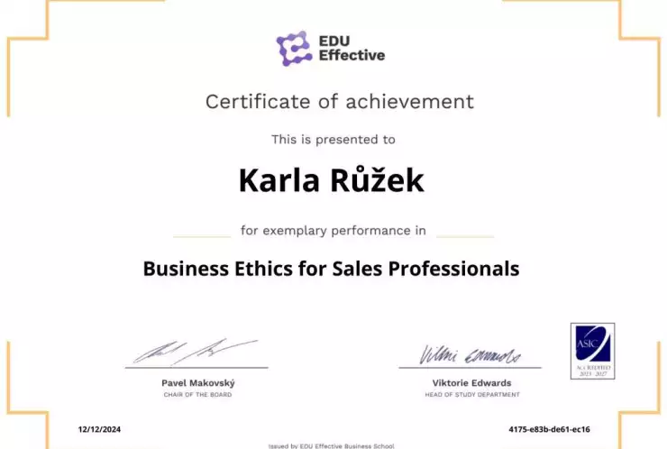 Business Ethics for Sales Professionals