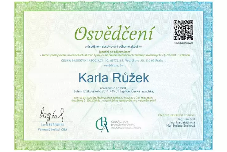 Poskytování nebo zprostředkování spotřebitelského úvěru