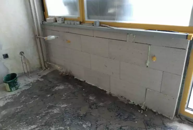 podezdívka pod nová okna