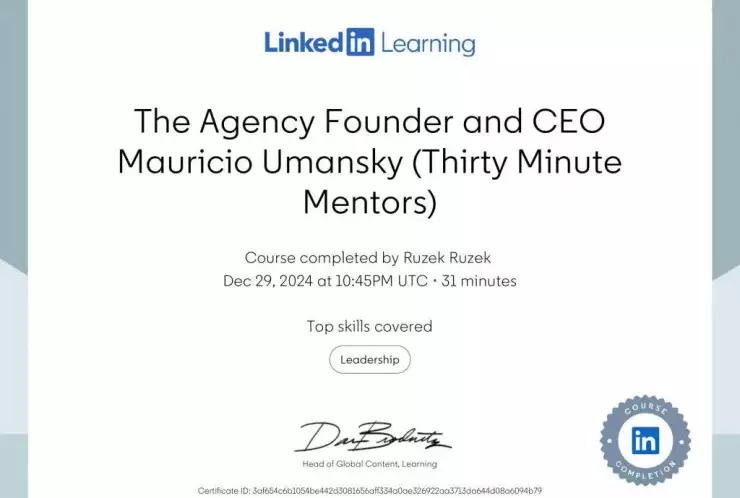 The Agency Founder and CEO