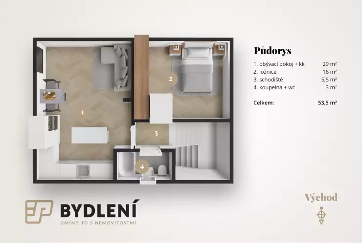 Půdorys nemovitosti