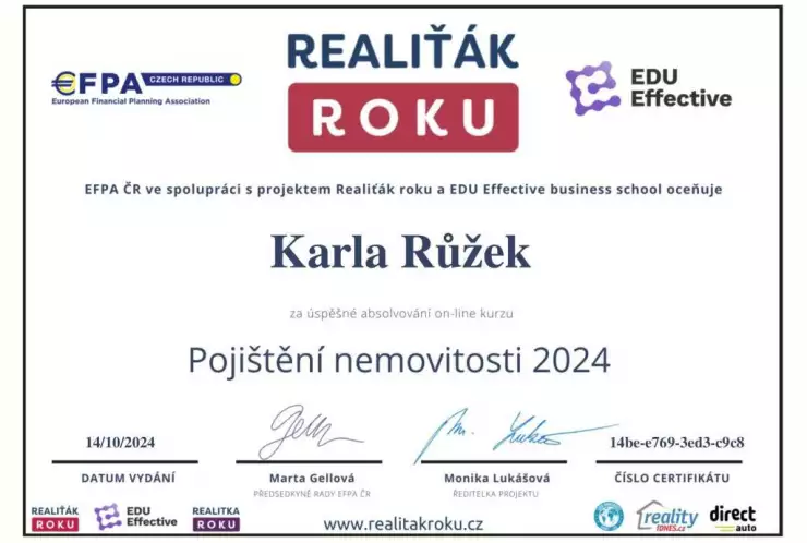 Pojištění nemovitosti 2024