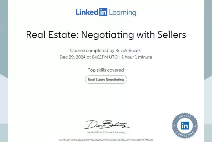 Real Estate: Negotiating with Sellers