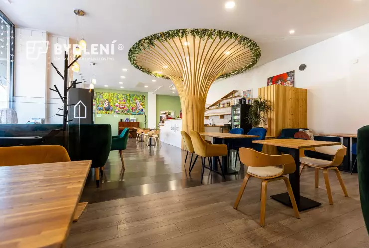 vnitřní prostory kavárny