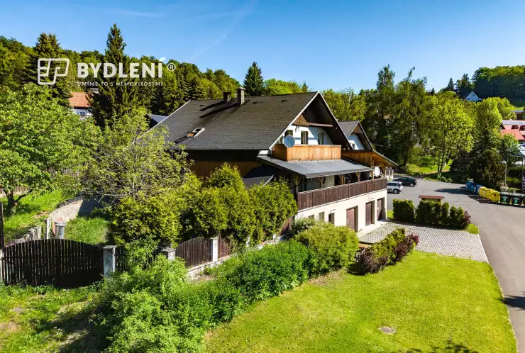 pohled na rodinný dům
