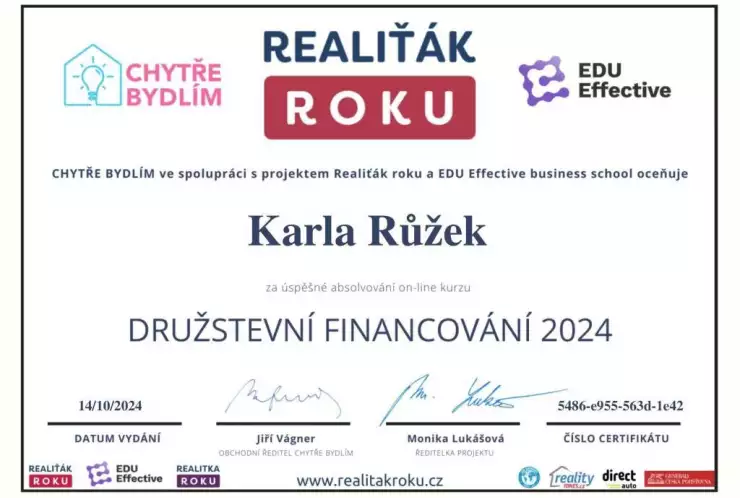 Družstevní financování 2024