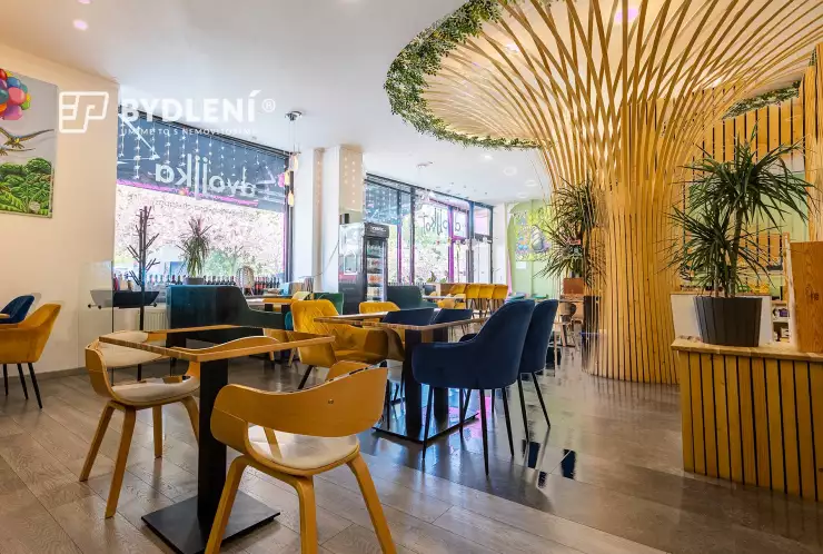 vnitřní prostory kavárny