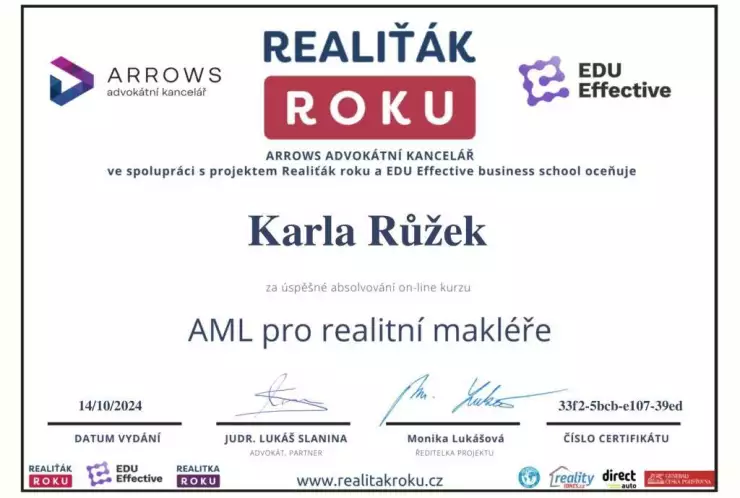 AML pro realitní makléře