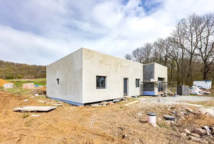 Pohled na dům - duben 2026