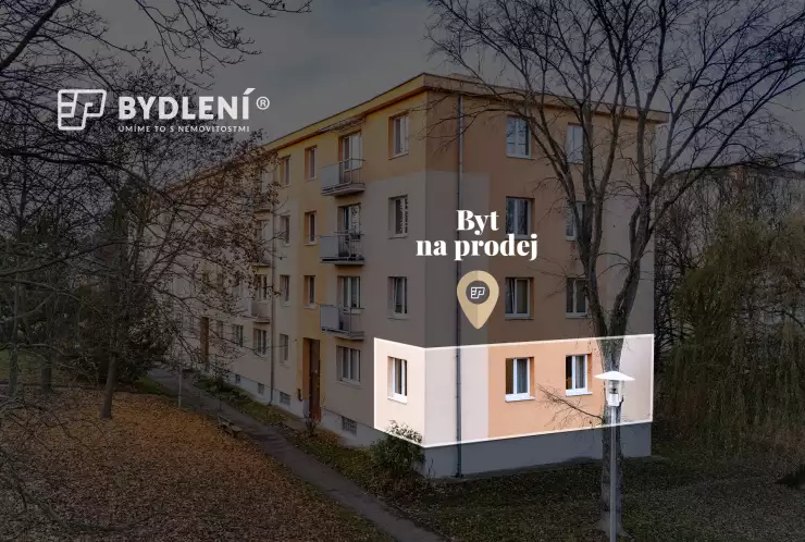 Pohled na dům - označení bytu