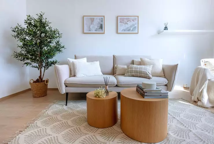 Home staging obývacího pokoje