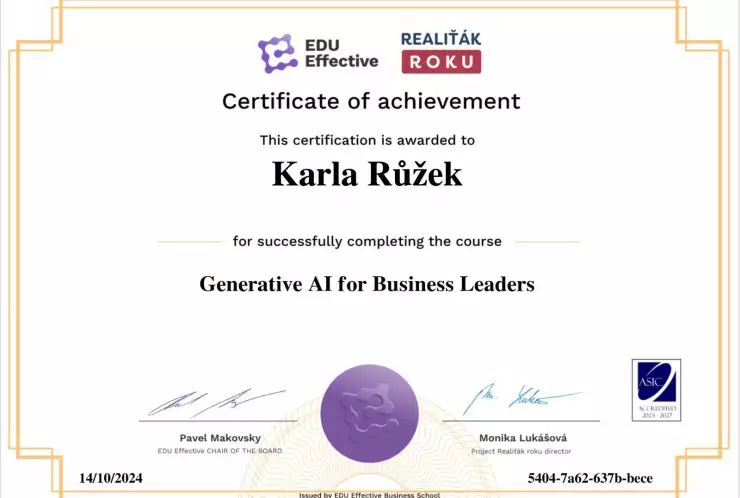 Generative AI for Business Leaders